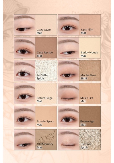 Clio Pro Eye Palette Air 15 Tanning Brown