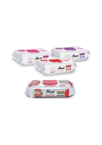 Sleepy Easy Clean Çiçek Serisi&greyfurt Yağlı Süper Mutfak Yüzey Temizlik Havlusu&mendili 3x100+50 Tekli