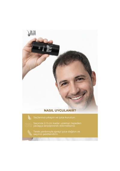 Kahve Brown Saç Fiberi Topik 50 Gr & Doğal Görünüm Desteği
