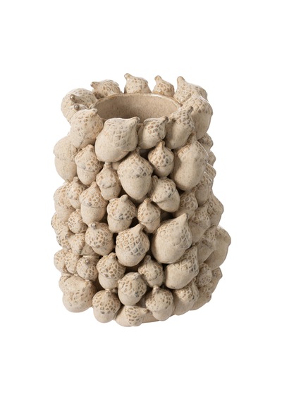 Mudo Home Acorn Vazo 25x31 Cm Krem