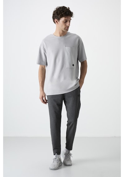 Tommy Life Barton Antrasit Melanj Jogger Erkek Eşofman Alt - 84952 Antrasit - Melanj