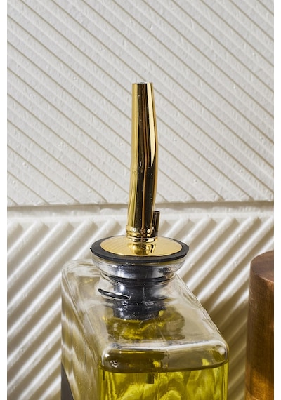 Molivet Gold Kapak 350ml Cam Yağdanlık-sosluk-sirkelik