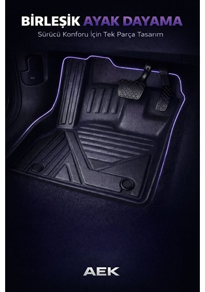 Fiat Doblo 2015-2022 Panelvan Araca Özel Havuzlu "karbon" Paspas