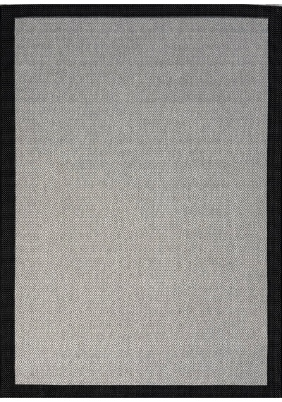 Mess Modern Dekoratif Yumuşak Dokulu Sisal Halı 3946 Gri Siyah Çok Renkli