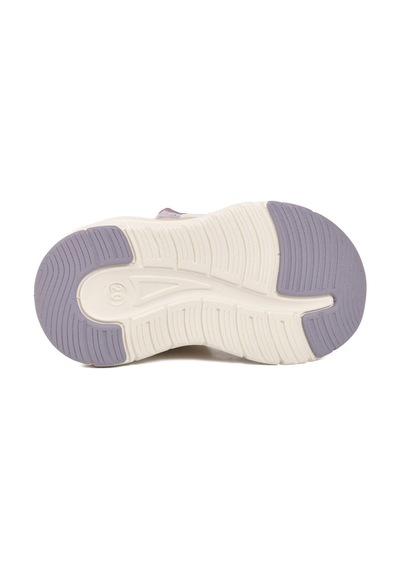 Cool Lila Cırtlı Desenli Anatomik Bebek Spor Ayakkabı Sneaker Dorian İa
