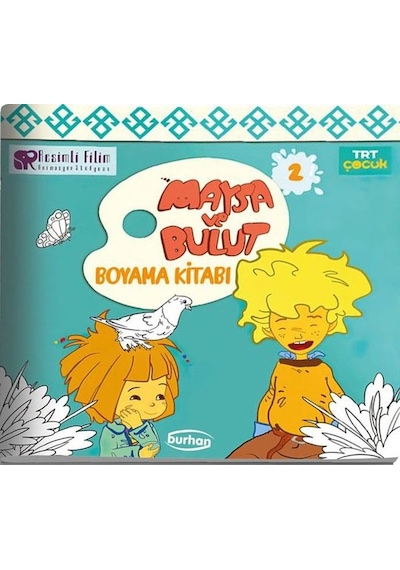 TRT Çocuk Maysa ve Bulut Boyama Kitabı - 2- Burhan Yayıncılık