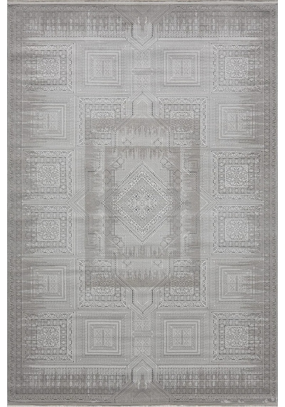 Seyran Halı Gusto 907 Gri Mikro Polyester Makine Halısı