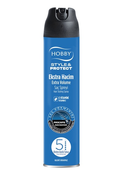 2 Adet Hobby Saç Spreyi Style&protect Ekstra Hacim 250ml