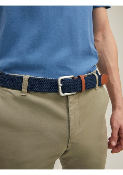 Jack & Jones Jacsprıng Woven Belt Noos Erkek Lacivert Kemer - 12118114 Navy Blazer