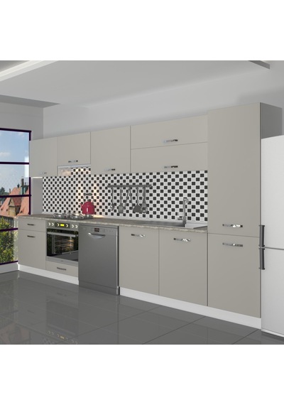 Decoraktiv Elite 325y Ankastre Fırın Modüllü Mdf Hazır Mutfak Dolabı - Tezgah Dahil - Kumtaşı Kum Beji Decoraktiv Elite 325y Ankastre Fırın Modüllü Mdf Hazır Mutfak Dolabı - Tezgah Dahil - Kumtaşı Kum Beji