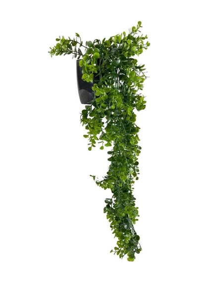 Nettenevime Yapay Çiçek Saksıda Sarkan Şimşir Okaliptus Yapay Sarmaşık 60cm Çok Renkli