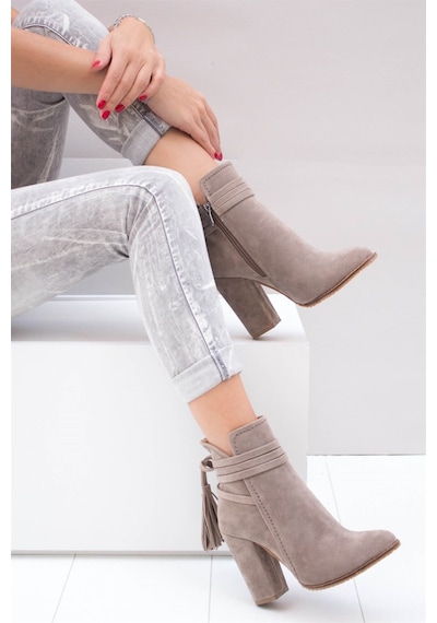 Fox Shoes  Vizon Kadın Bot A922803902 Vizon