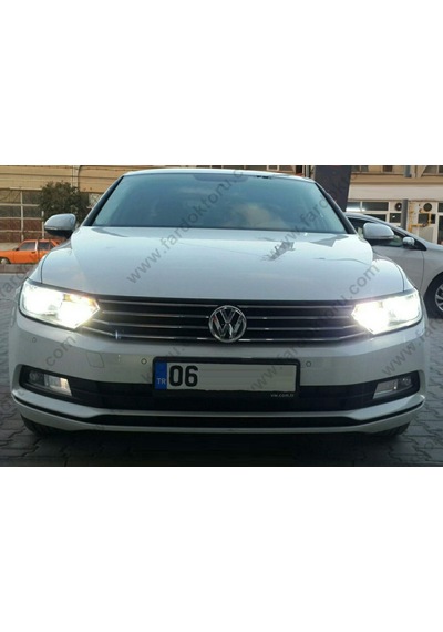 Passat B8 Led Xenon Uzun Far Ampulü H9 Photon Mono 2Plus