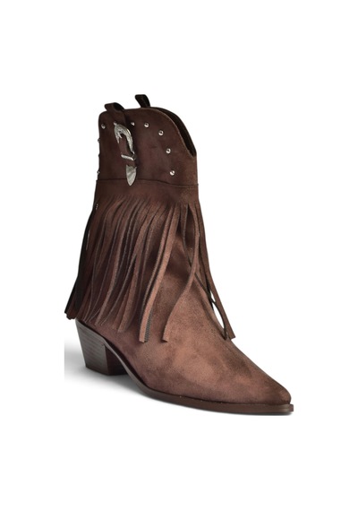 Fox Shoes Z726104202 Kahverengi Süet Kalın Alçak Topuklu Püsküllü Kovboy Model Kadın Bot Fox Shoes Z726104202 Kahverengi Süet Kalın Alçak Topuklu Püsküllü Kovboy Model Kadın Bot