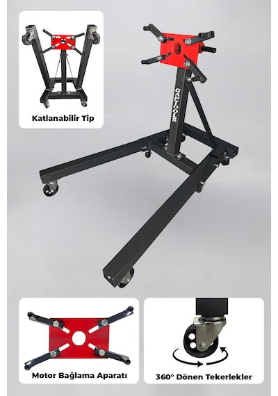 Gaptools Professional 900 Kg Motor Standı - Gpt113