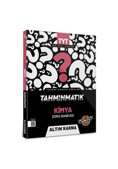 Altın Karma Yayınları Tyt Kimya Tahminmatik Soru Bankası