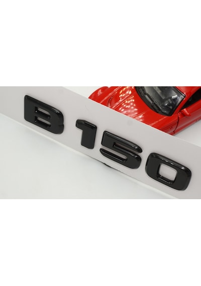 B 150 Bagaj Parlak Siyah ABS 3M 3D Yazı Logo