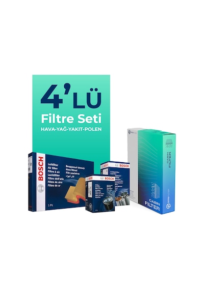 Volvo S60 1.6 Dizel Filtre Bakım Seti 2011-2015 4 Lü 8200BKMFLSHNGFL20823