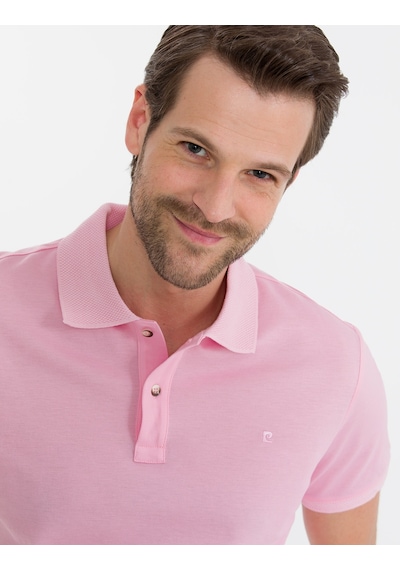 Pierre Cardin Erkek Pembe Basic Tişört 50262665-Vr041 Pembe