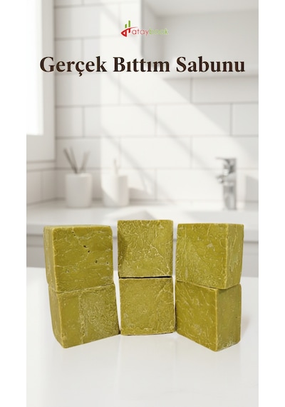 %100 Doğal Siirt Saf Bıttım Sabunu 1kg Hakiki 6 Adet El Yapımı 1.kalite Doğal