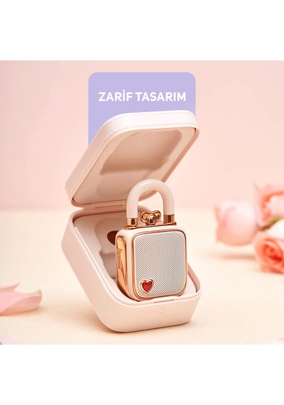 Divoom Ditoo Pro Bluetooth Hoparlör Ve Ses Kayıt Özellikli Lovelock  Seti, Pembe