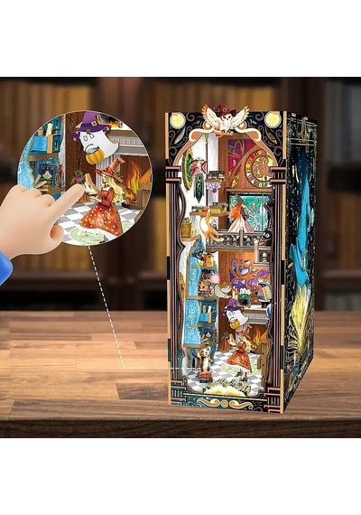 3d Wooden Puzzle Book Stand Series Mystical Magical 68051