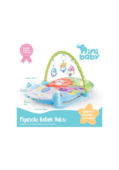 Erdem Toys Nini Baby Piyanolu Oyun Halısı