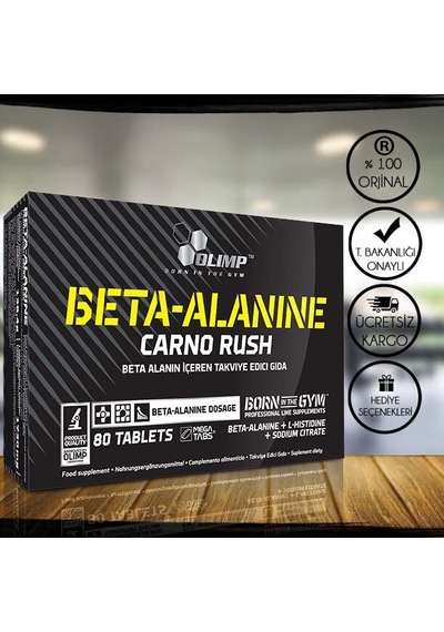 Olımp Beta Alanıne Carno Rush 80 Tablet