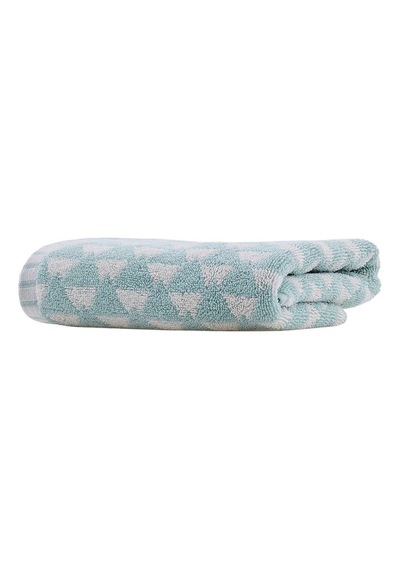 Doqu Home Jungle Muse Piramid Yüz Havlusu Standart - Mint Yeşili Yeşil
