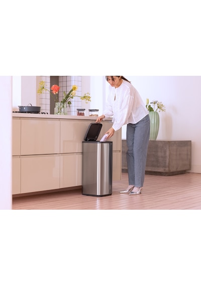 Brb-bra 238246-8710755238246-001-01-bo Matt Steel Fpp Dokunmatik Çöp Kutusu 30l Mat Çelik