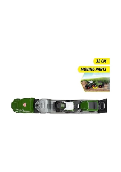 Dickie, 203735006, Fendt Çekici Ve Traktörlü Araç Seti, 2'li Paket, Serbest Tekerlekli, Hareketli Ve Açılabilir Parçalar, 9 Cm, 32 Cm