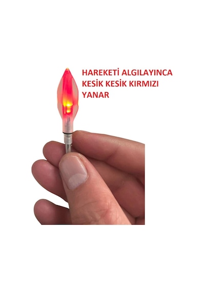 Effe Hg2432 Led Olta Fosforu Şarjlı Hareket Sensörlü Yeşil-kırmızı Işıklı