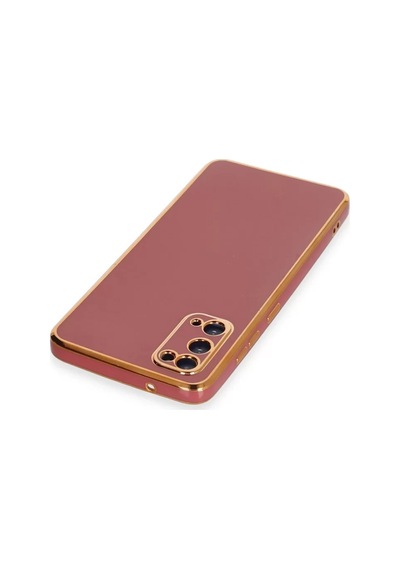Newface Samsung Galaxy S20 Kılıf Volet Silikon - Kırmızı