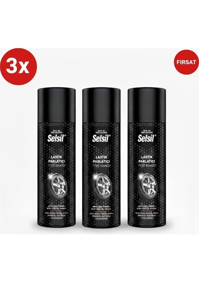 Lastik Parlatıcı 500 Ml 3'lü Set