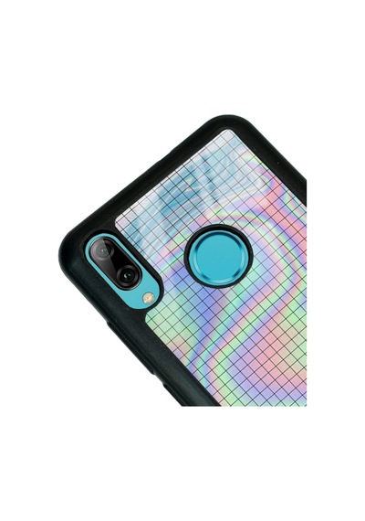Huawei Mate 20 Lite Neon Dama Tasarımlı Glossy Telefon Kılıfı Siyah