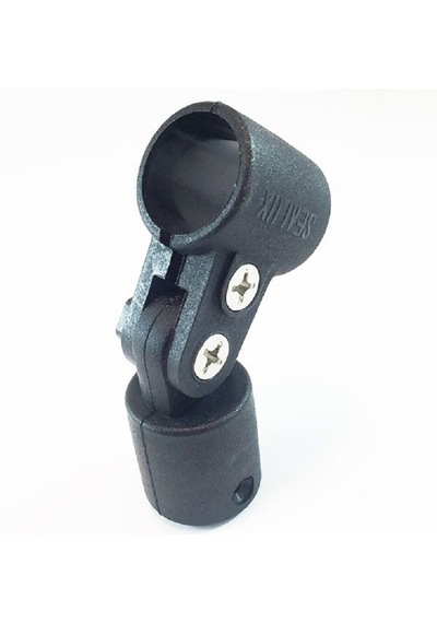 2'li Tente Bağlantı Ayağı. 22mm. Orta Mafsal. Siyah