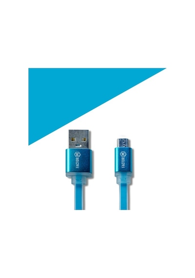 Factor-M Mıcro Data Kablo 3A 1.20M Mavi Fm-3A120Mm
