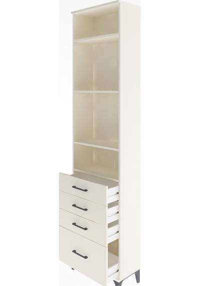 Arges Dolap 4 Raflı 4 Çekmeceli 60x30x243 Aytaşı-aytaşı Aytaşı