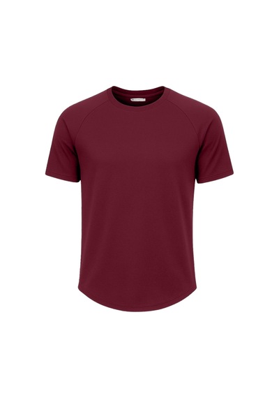 Ghassy Co. Erkek Reglan Oval Kesim %100 Pamuk Yumuşak Dokulu Bisiklet Yaka T-shirt Çok Renkli