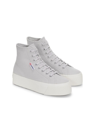 Superga 2708 Hi Top Kadın Gri Bilekli Sneaker Gri-233 Gri-233