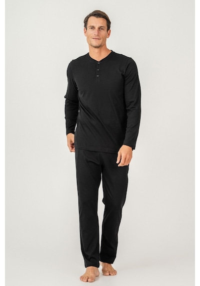 Arnetta Erkek Siyah Pijama Takımı Ar3694-s-v2 Siyah