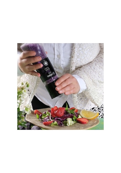 Efsina Violet Kaya Tuzu Sofrada Öğütme Değirmenli Gurme Tuz 400 G