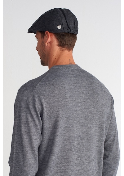 Külah Erkek Yün Flat Cap Kasket Peaky Blinders Şapka - Standart Füme