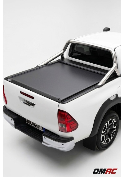 Mitsubishi L200 2019-2023 Uyumlu Araca Özel Omback Sürgülü Bagaj Kapama Siyah