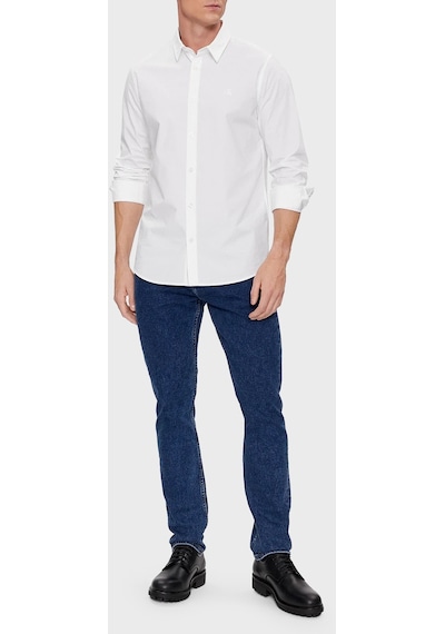 Calvin Klein Erkek Gömlek J30j324614 Beyaz Calvin Klein Erkek Gömlek J30j324614 Beyaz