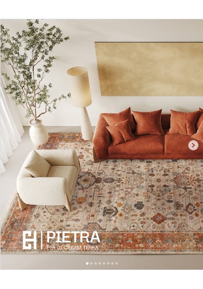 Pıetra Pta 01 Cream Terra Sıcak Renk Tonlarını Etnik Desenler İle Buluşturan Yumuşak Tuşeli Makine Halısı Krem - Turuncu Pıetra Pta 01 Cream Terra Sıcak Renk Tonlarını Etnik Desenler İle Buluşturan Yumuşak Tuşeli Makine Halısı Krem - Turuncu