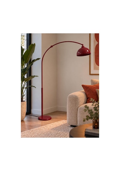 Velora Bordo Metal Premium Tasarım Ark Kemerli Deve Boyu Lambader Hareketli Başlıklı Ayaklı Lambader E27 Duy Uyumlu Modern Dekoratif Zemin Lambası Salon Oturma Odası Köşe Okuma Lambası Velora Bordo Metal Premium Tasarım Ark Kemerli Deve Boyu Lambader Hareketli Başlıklı Ayaklı Lambader E27 Duy Uyumlu Modern Dekoratif Zemin Lambası Salon Oturma Odası Köşe Okuma Lambası