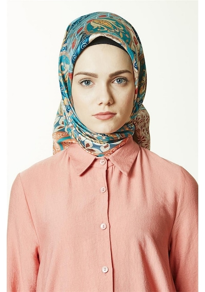 Armine Özel Nostalji Serisi Sura İpek Eşarp 7932D 09