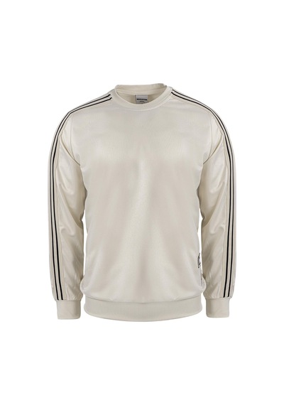 Maraton Comfort Erkek Bisiklet Yaka Taş- Sweatshirt Taş-