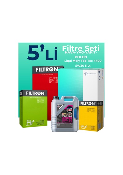 Dacia Sandero 1.5 Dizel Filtre Bakım Seti Liqui Moly Motor Yağlı 2010-2012 5 Li 8200BKMFLSHNGFL23185